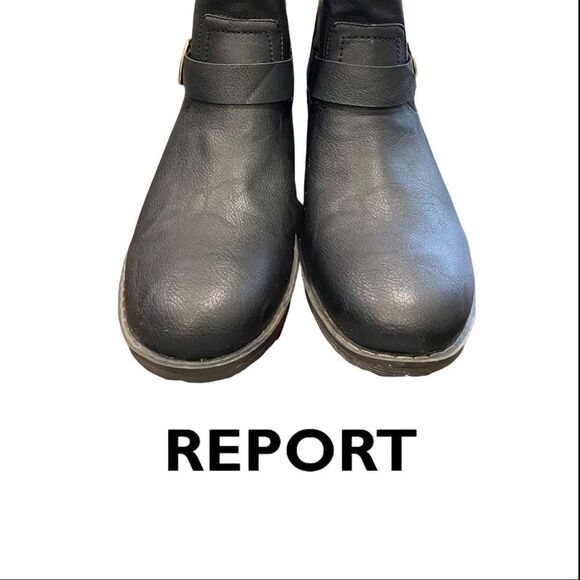 NEW Report Women's Juliee Black Buckle Ankle Boots Booties 11 - Picture 3 of 6
